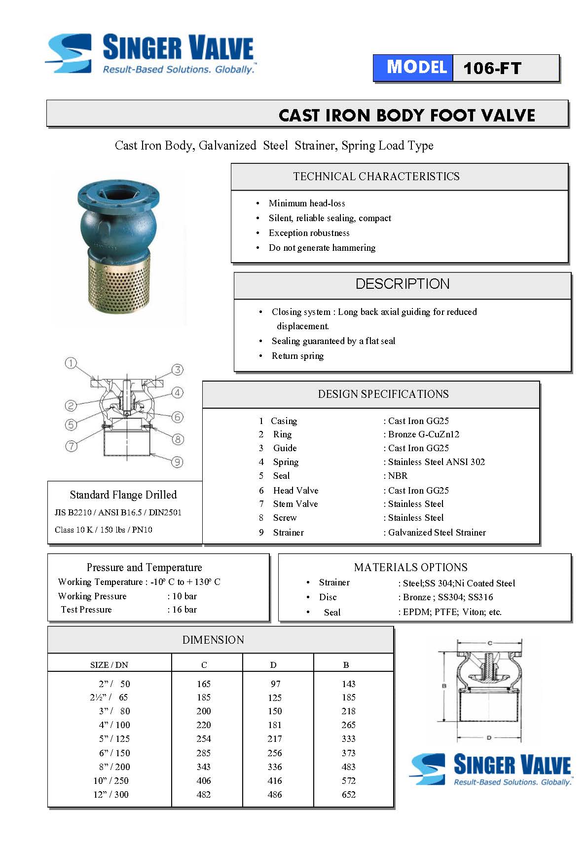 FOOT VALVE